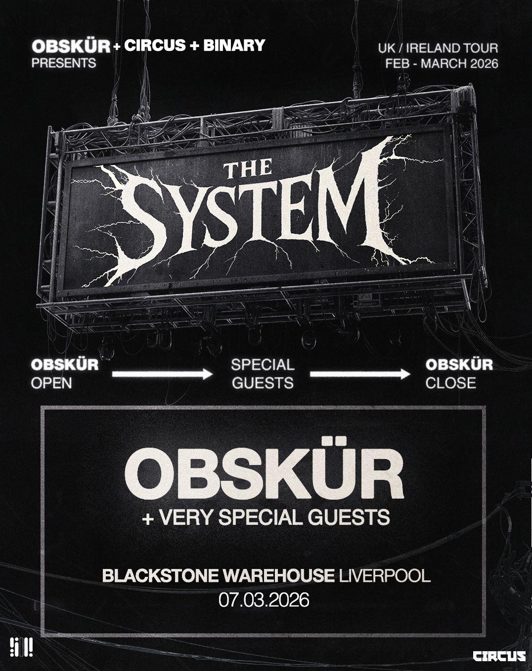 Binary & Circus Presents Obskur Liverpool