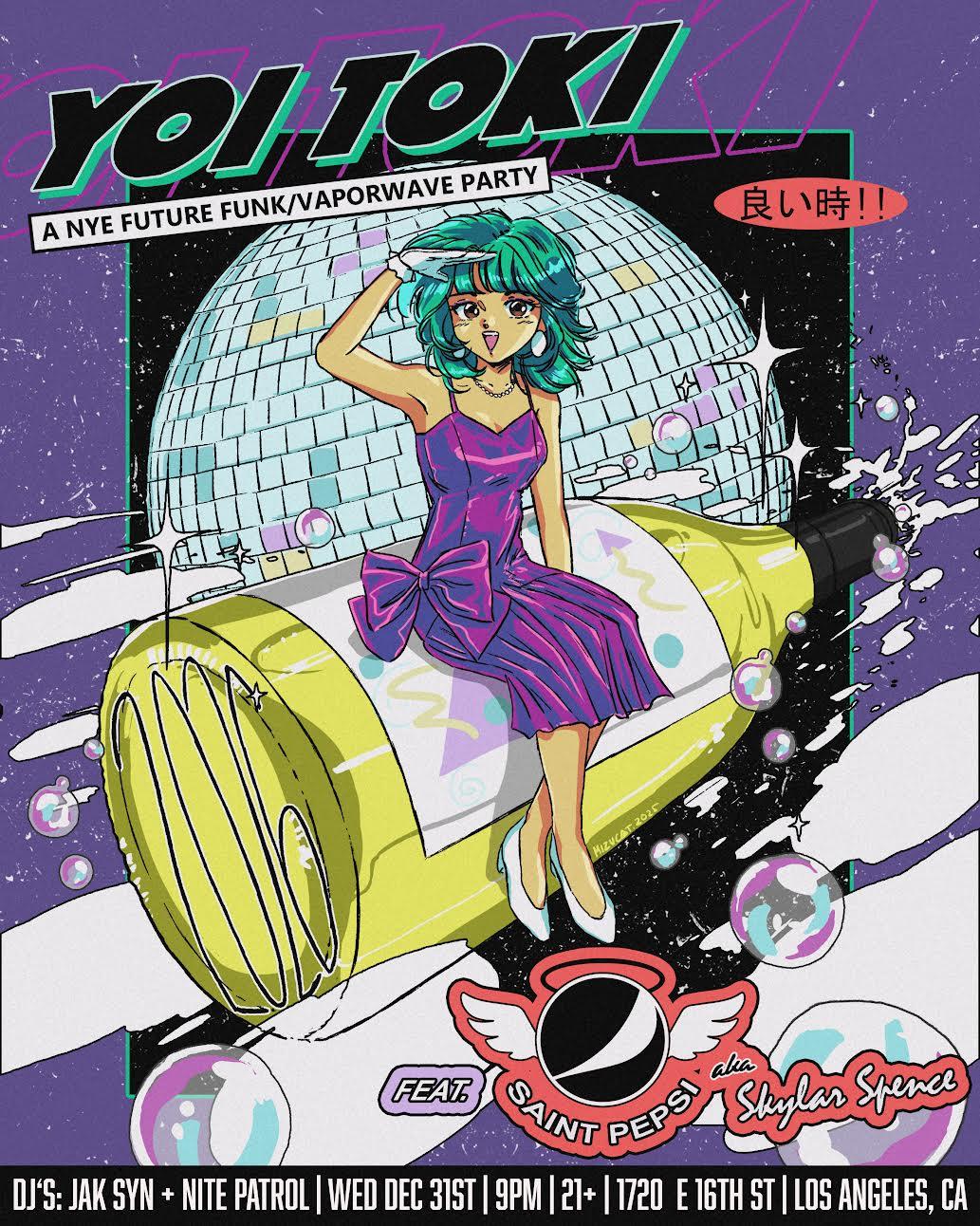 Yoi Toki: A Future Funk New Years Eve Feat. St. Pepsi Aka Skylar Spence