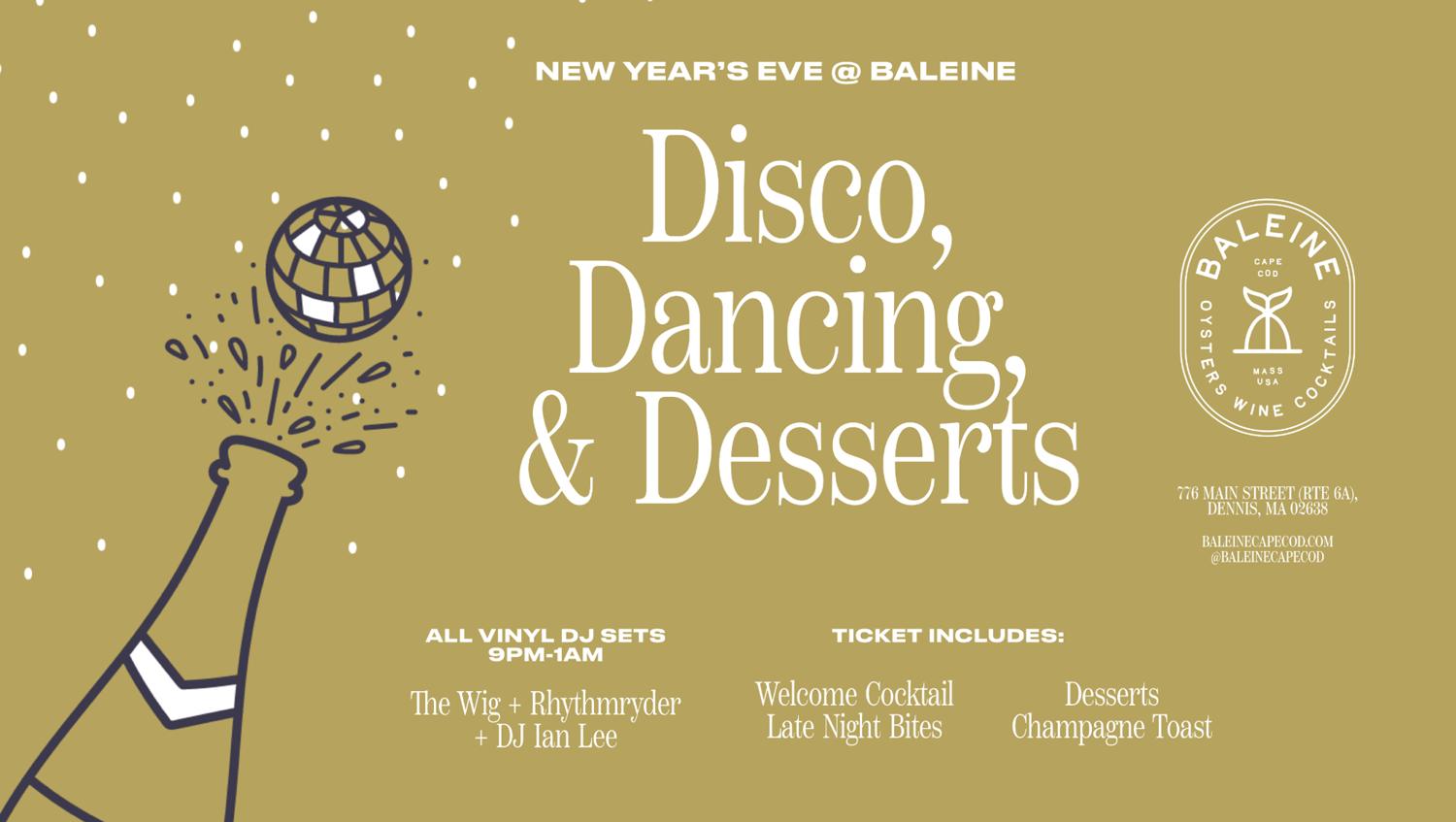 New Year'S Eve: Disco, Dancing, & Desserts