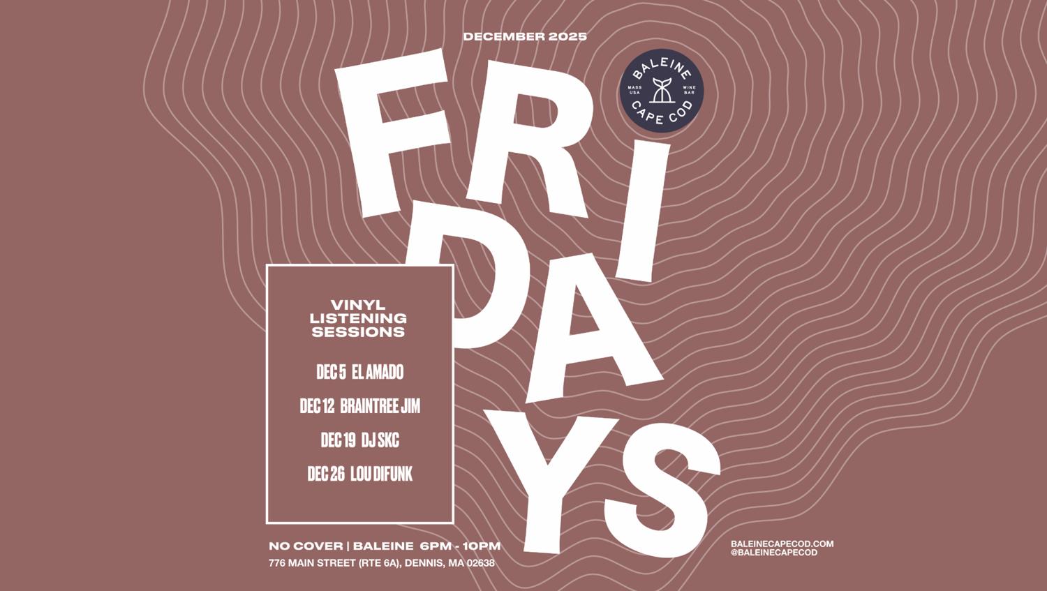 Vinyl Fridays With Dj Skc