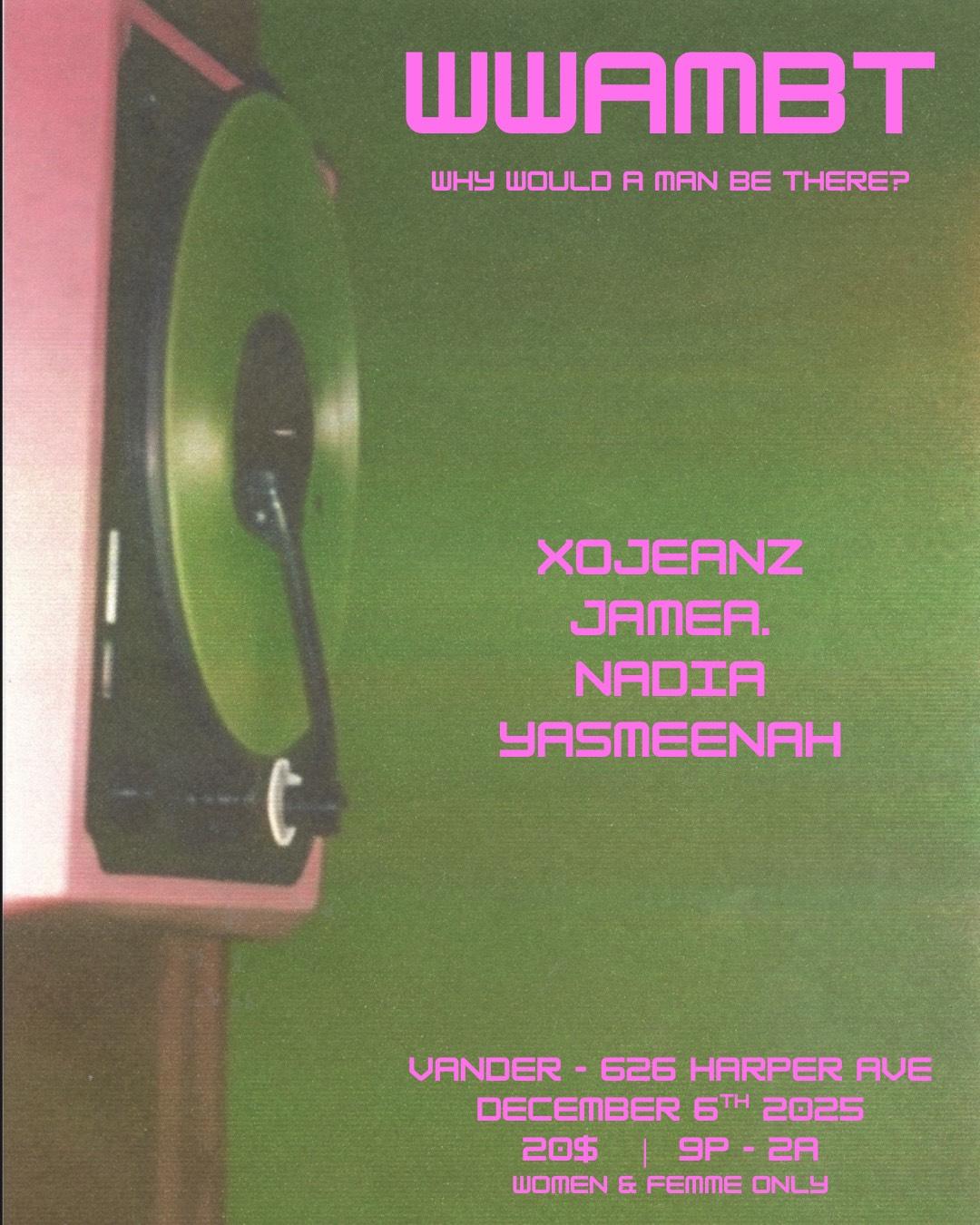 Why Would A Man Be There