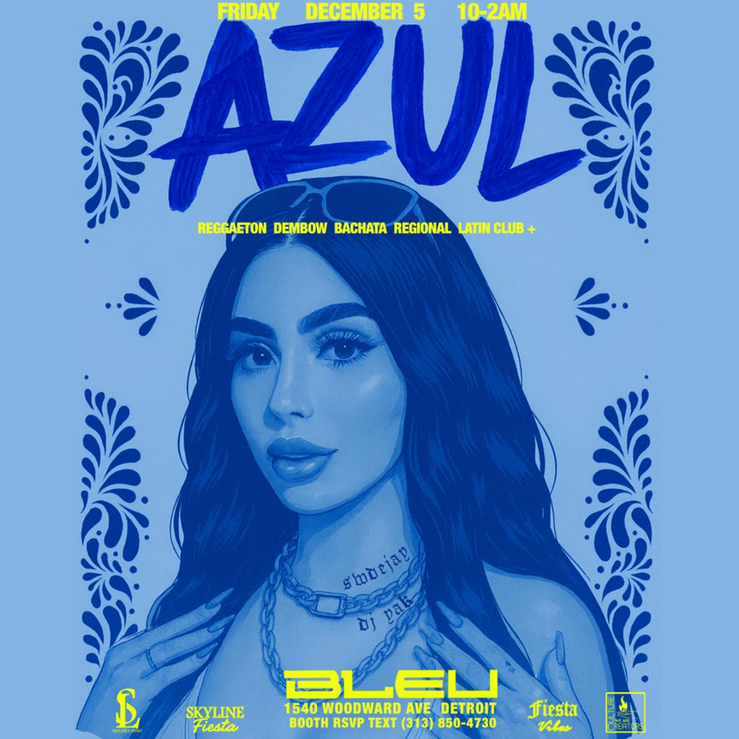 Azul: Latin Friday @ Bleu