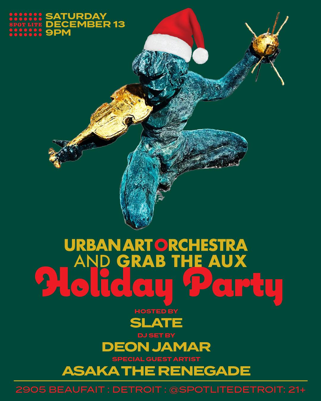 Urban Art Orchestra And Grab The Aux - Holiday Party