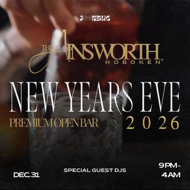 Ainsworth Hoboken Nye 2026 Party