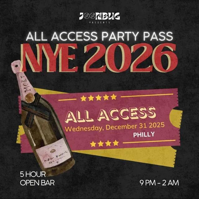 Philly All Access Party Pass Nye 2026