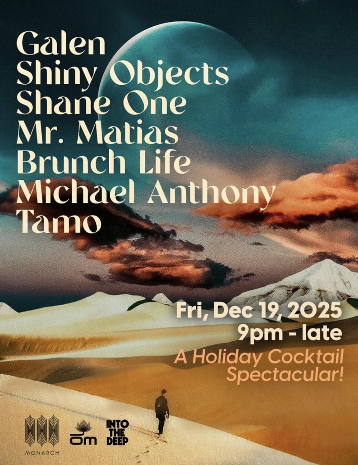 A Holiday Cocktail Spectacular With Galen, Shiny Objects & Friends