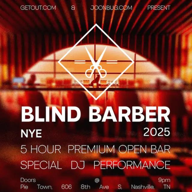 Blind Barber Nye 2026 Party