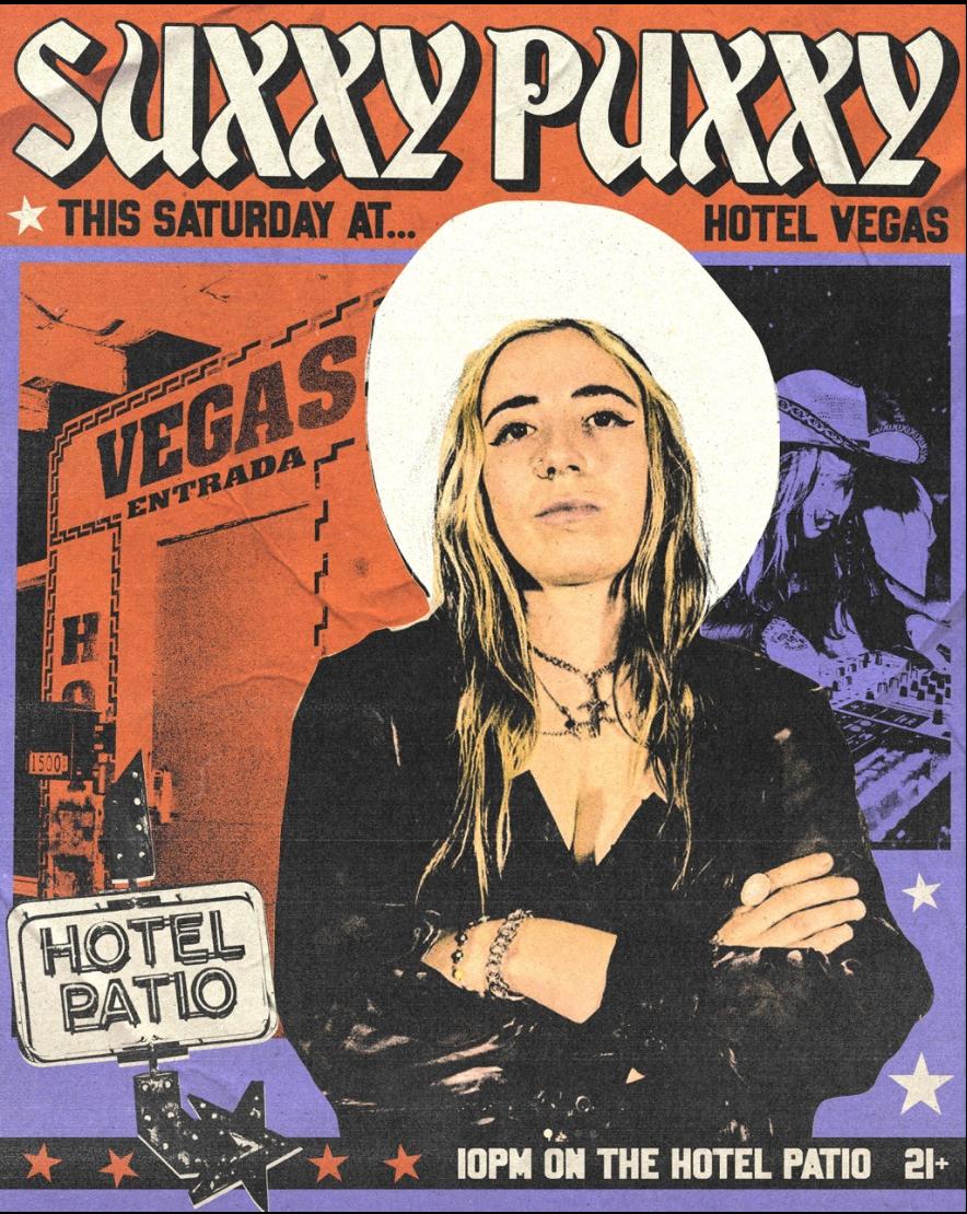 Dj Suxxy Puxxy On The Hotel Patio!