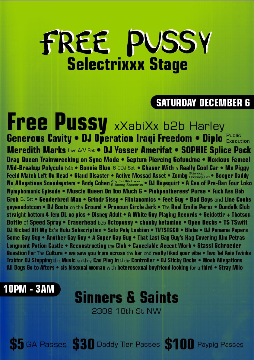 Free Pussy Selectrixxx Stage