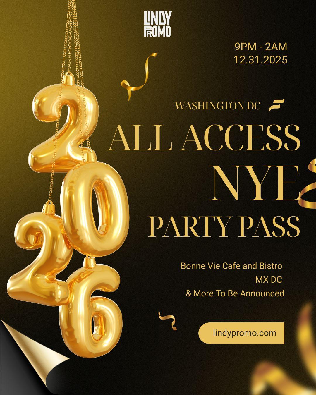 All Access Nye Party Pass Nye26 Dc