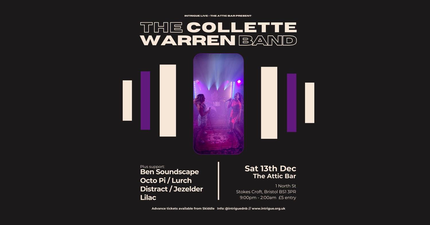 Intrigue Live Presents: The Collette Warren Band