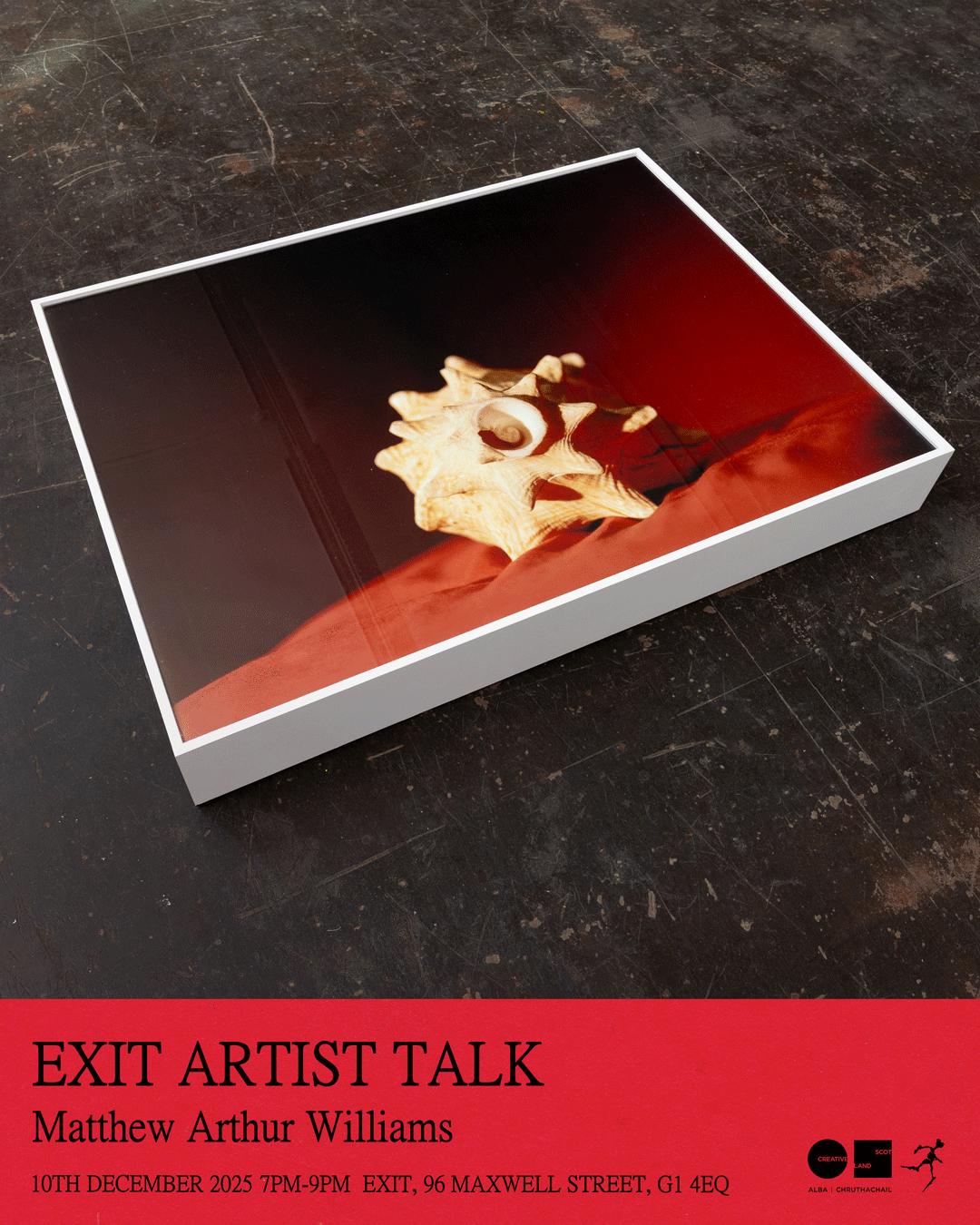 Exit Artist Talk - Matthew Arthur Williams