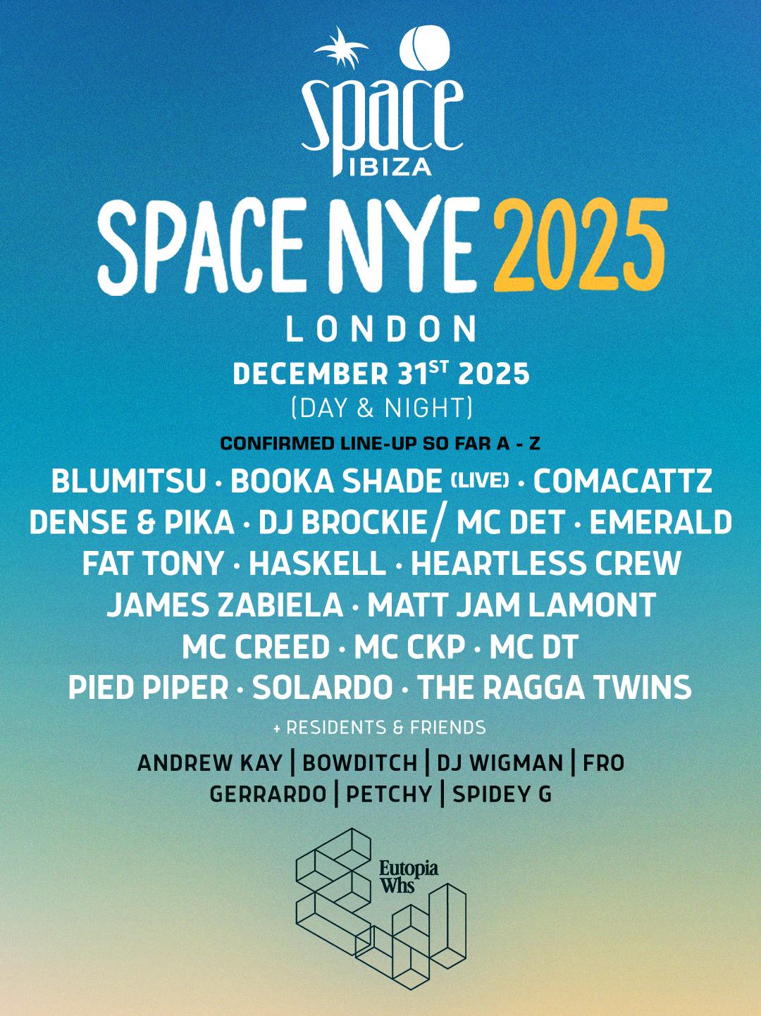 Space Ibiza: New Years Eve With Solardo, Booka Shade & More