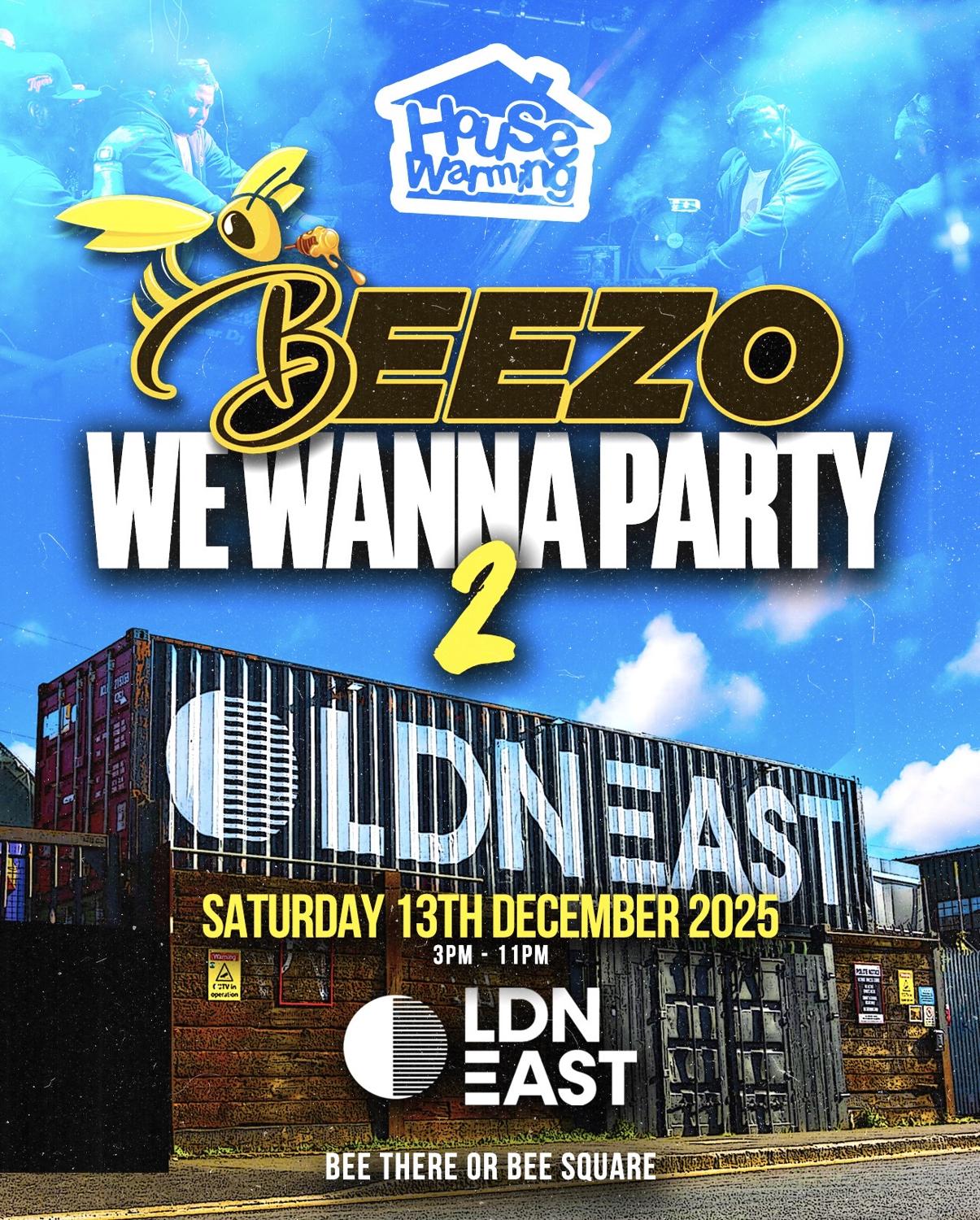 Beezo We Wanna Party (Day Party) Deep, Tech & Tribal House