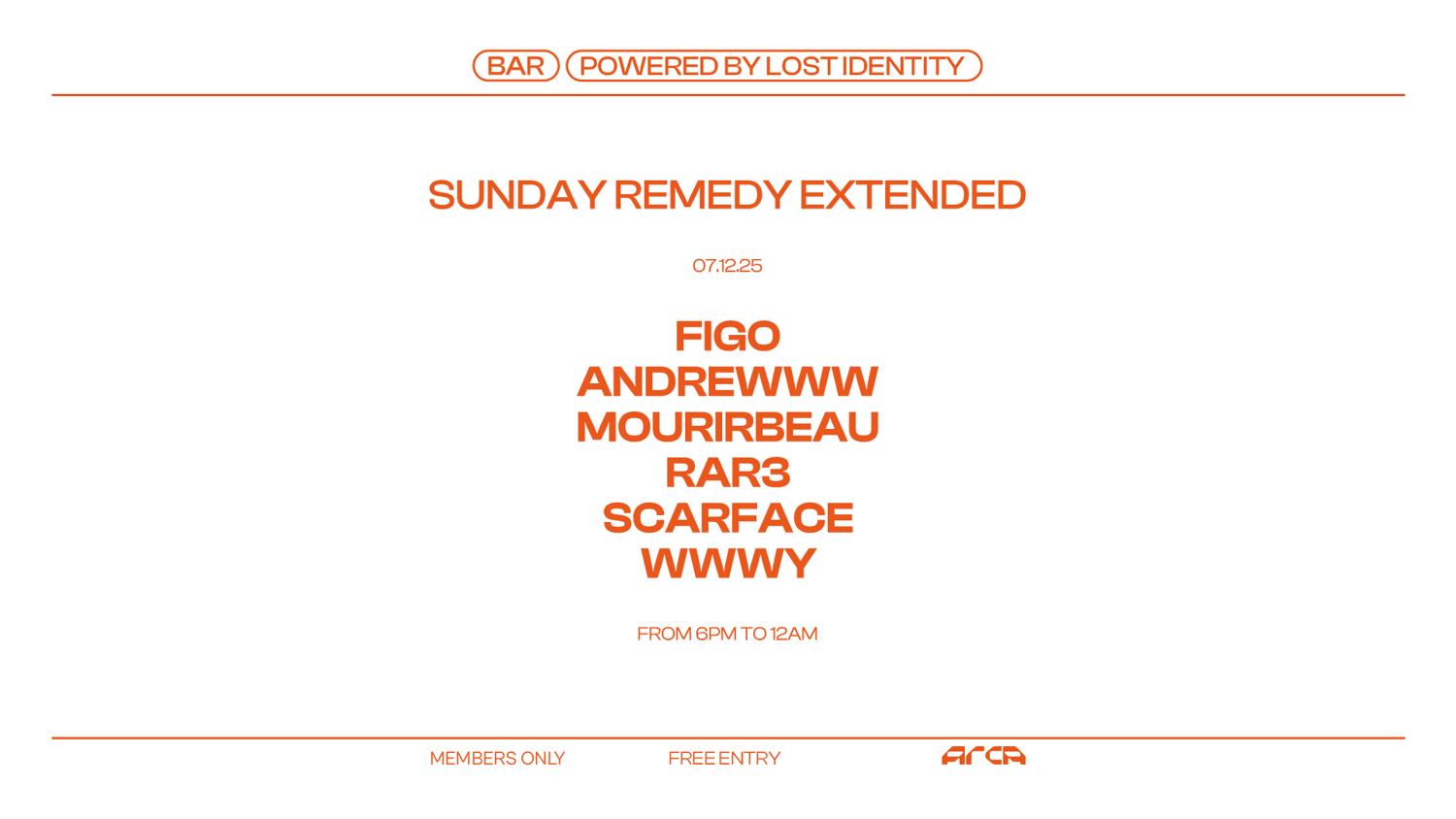 Sunday Remedy Extended Powered By Lost Identity