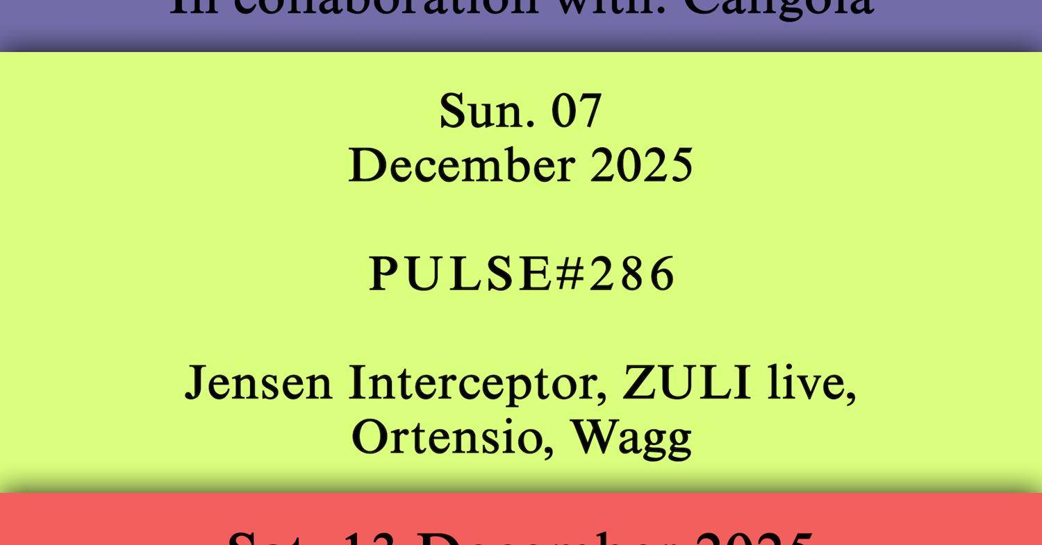Pulse#286 - Jensen Interceptor, Zuli, Ortensio, Wagg