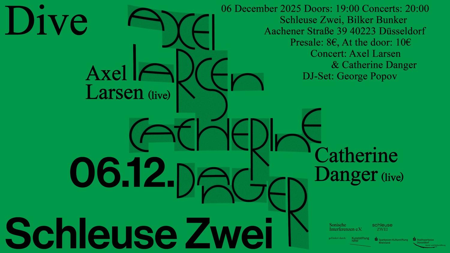 Axel Larsen + Catherine Danger – Live