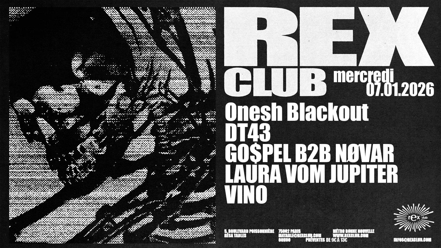 Blackout: Dt43, Gospel, Nøvar, Laura Vom Jupiter & Vino