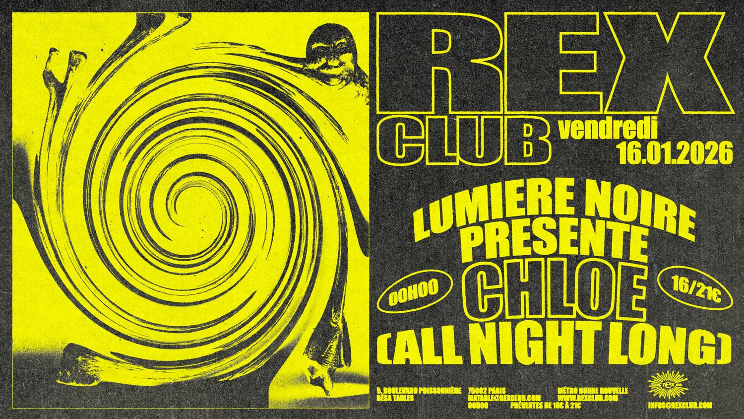 Lumière Noire Presente: Chloé All Night Long