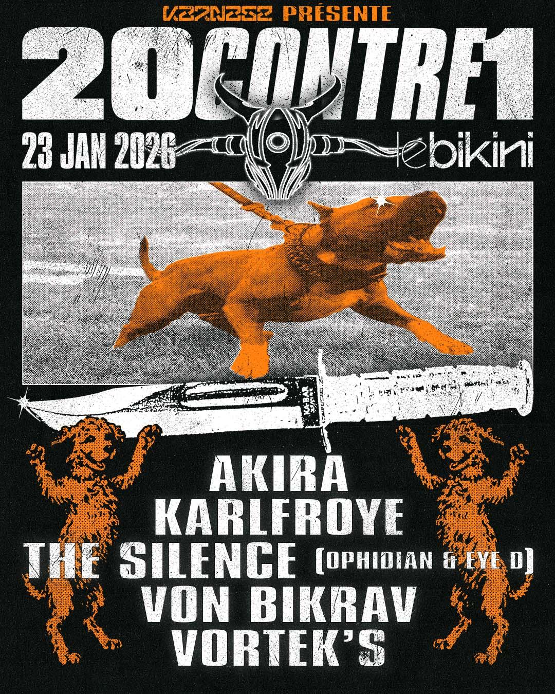 Karnage X 20Contre1 W/ Vortek'S, Von Bikrav, Akira, Karlfroye, The Silence