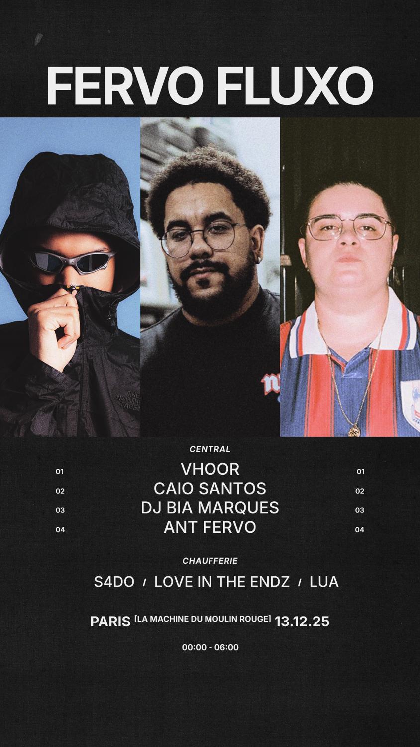 Fervo Fluxo With Vhoor, Caio Santos, Dj Bia Marques