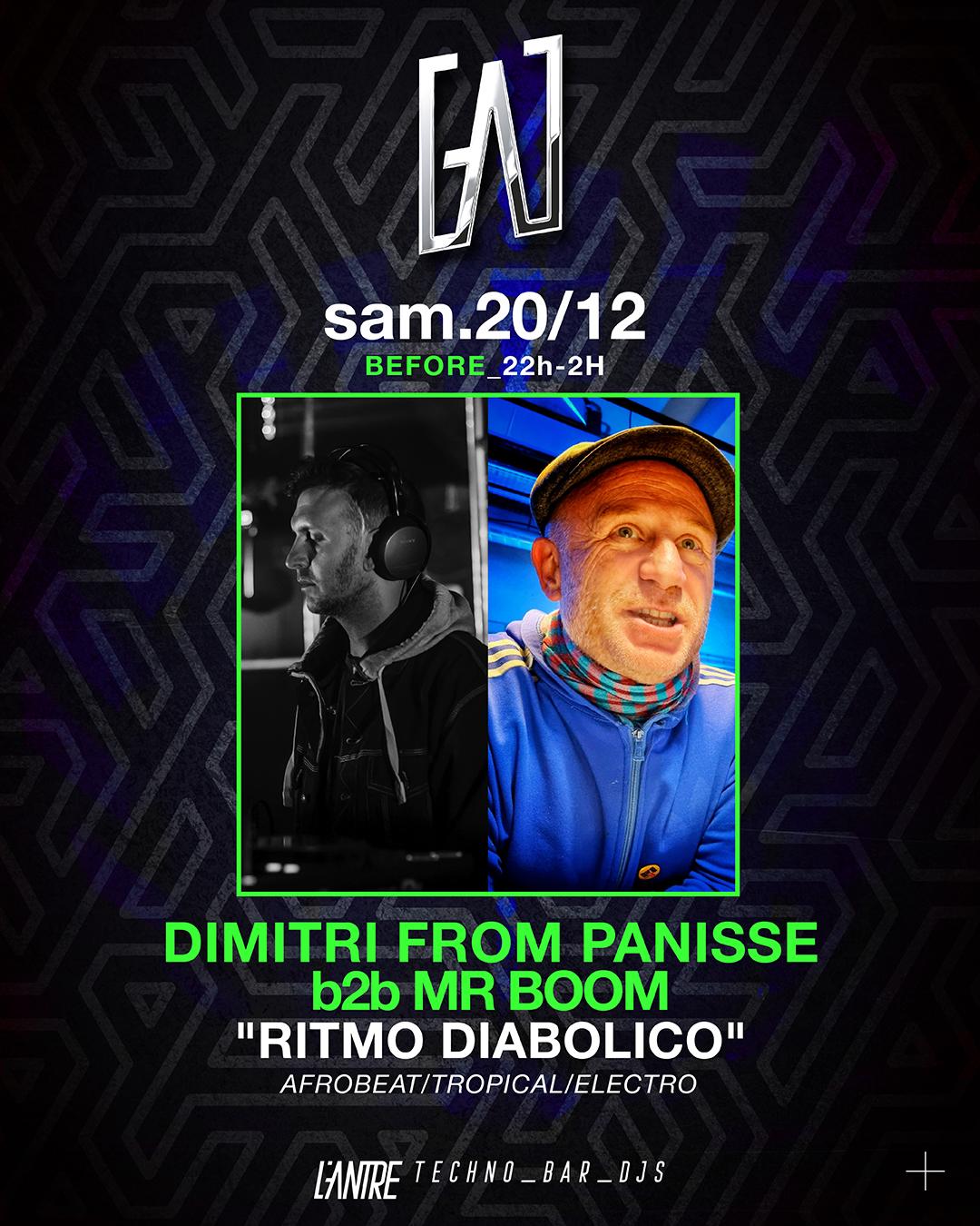 Dimitri From Panisse × Mr Boom — B2B 'Ritmo Diabolico'