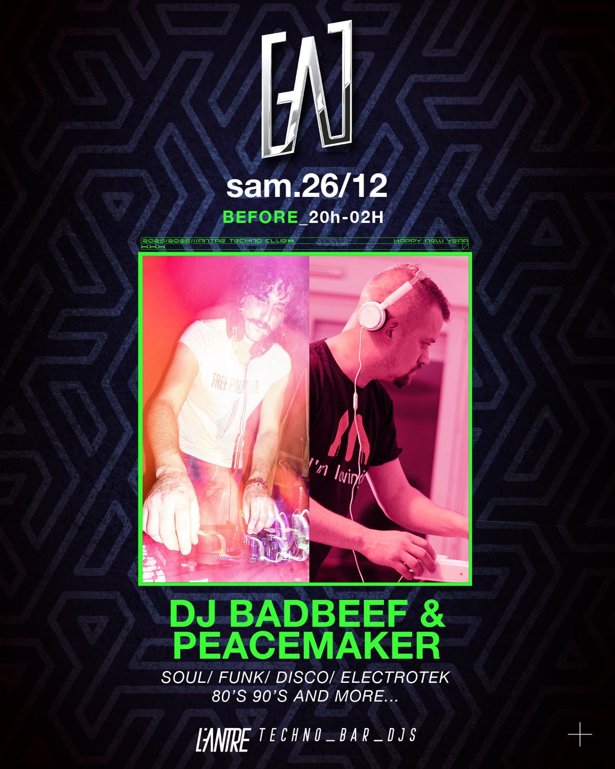 Dj Badbeef & Peacemaker — Soul / Funk / Disco / Electrotek / 80'S–90'S