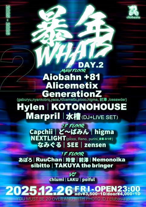 [ Day.2 ] 暴年What'S