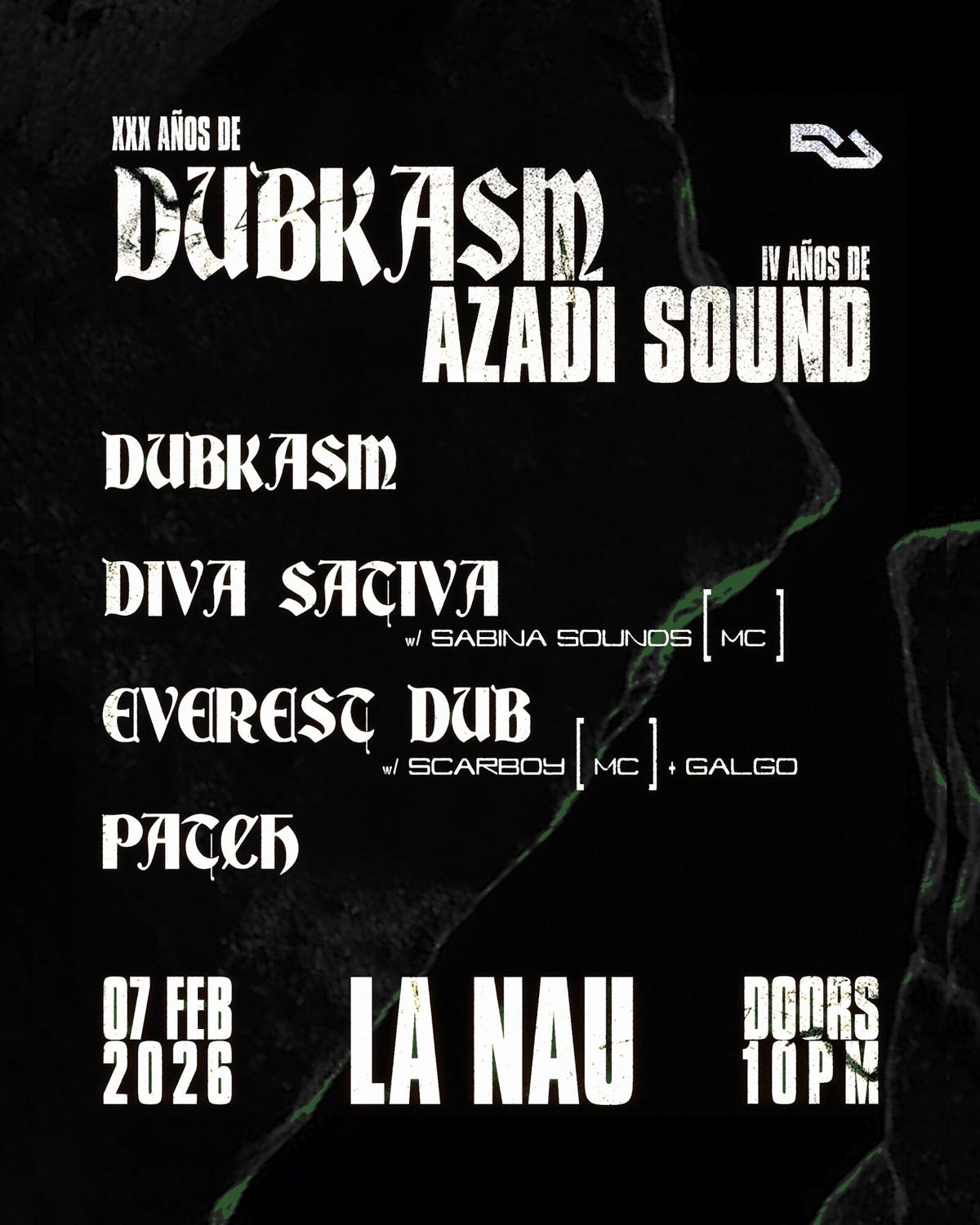 Dubkasm - Powered By Azadi Soundsystem