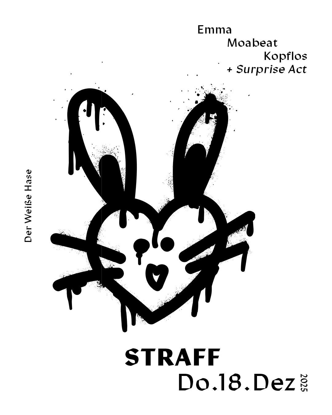 Straff / Thursday Techno / 5€ Until 1 Am