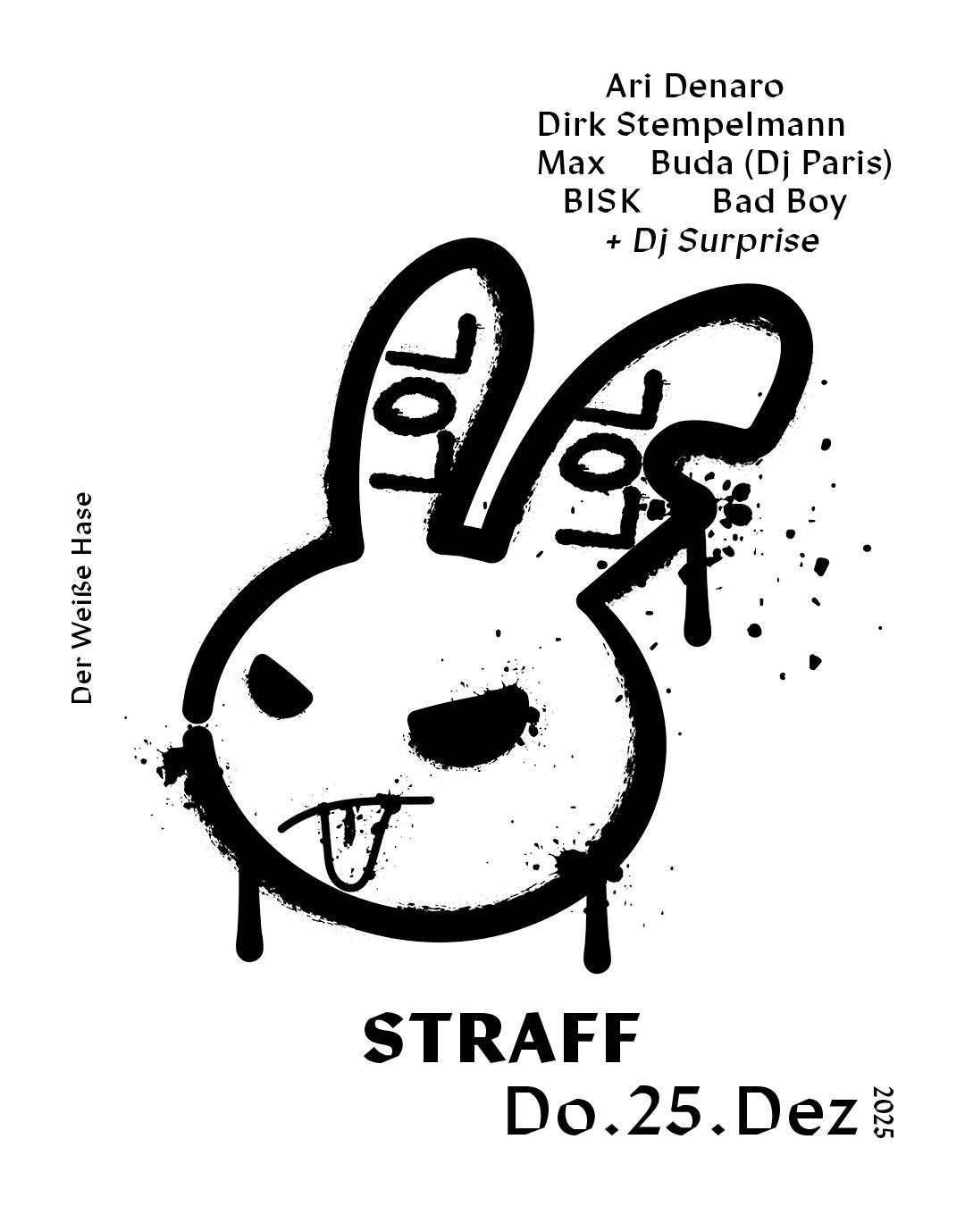 Straff / X-Mas Techno / 5€ Until 1 Am
