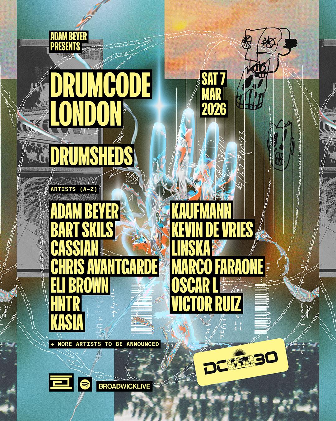 Drumcode London With Adam Beyer, Bart Skils, Kasia, Kevin De Vries