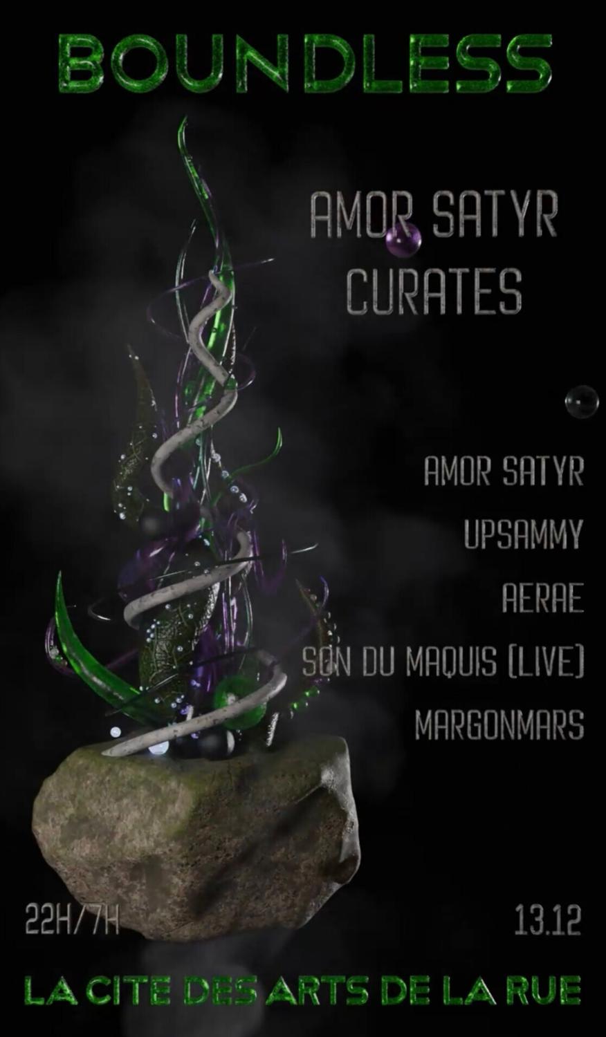 Boundless X Amor Satyr Curates