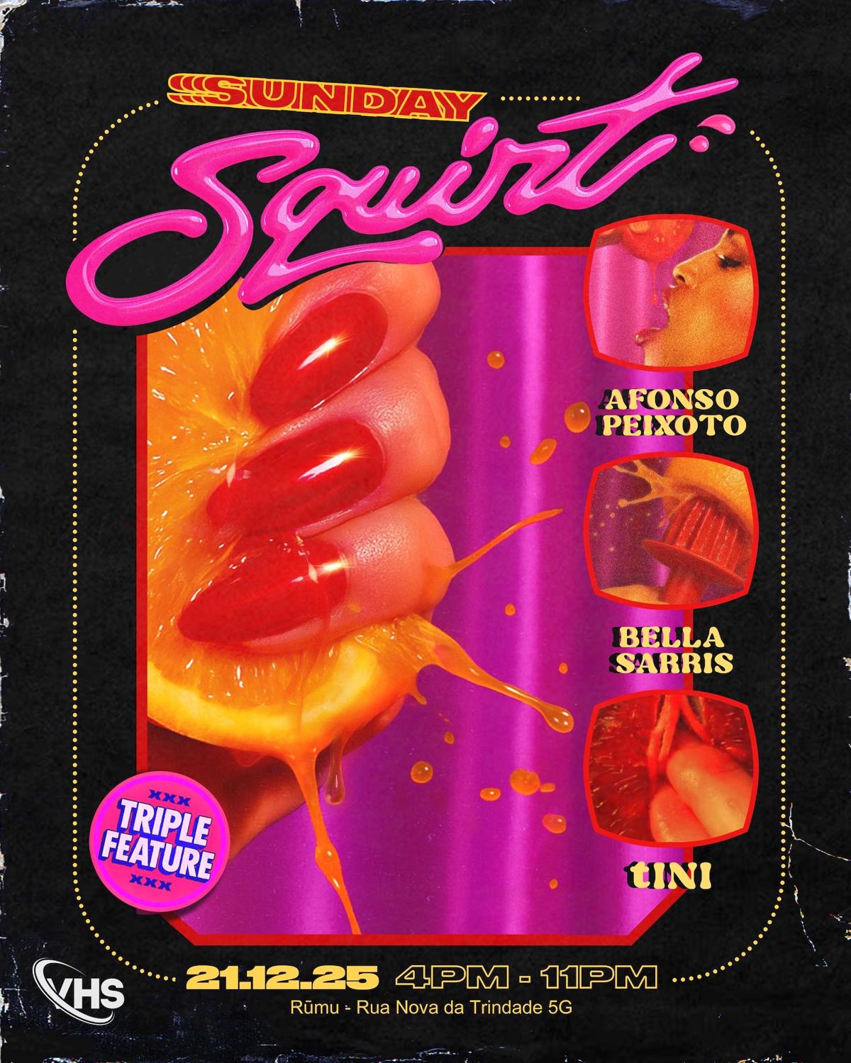 Sunday Squirt: Opening Party W/ Afonso Peixoto, Bella Sarris & Tini
