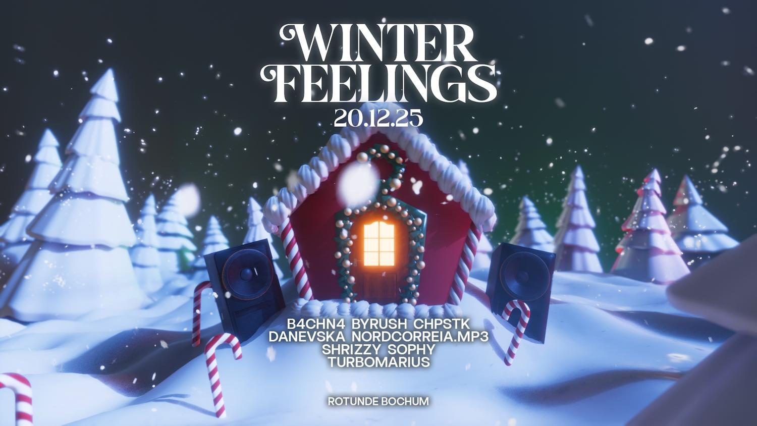 Winter Feelings – Trance / Bounce / Tekkno – Sa 20.12. – Rotunde, Bochum