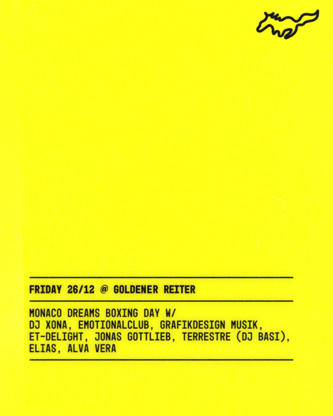 Monaco Dreams Boxing Day