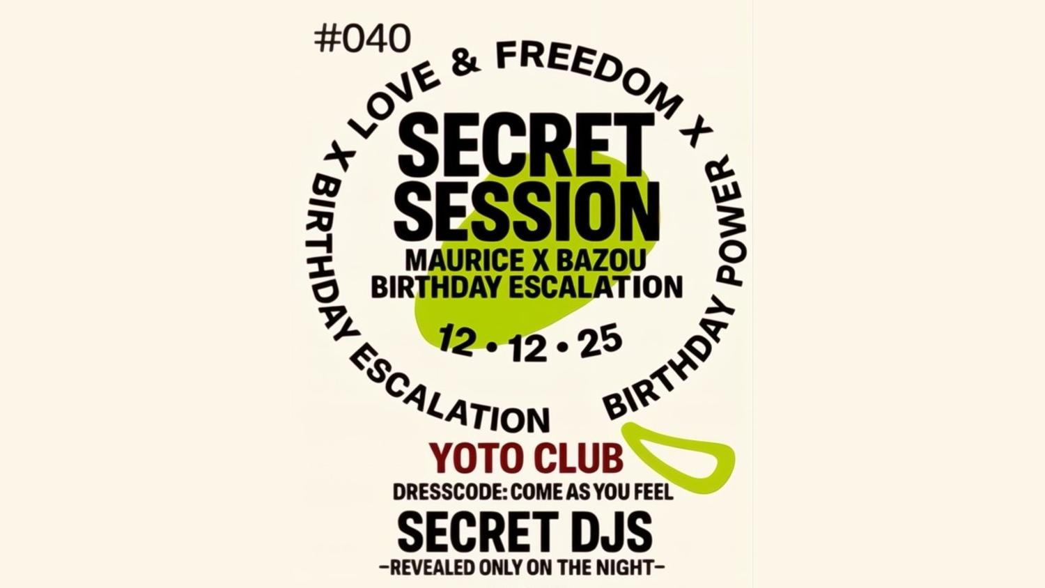 YOTO x SECRET SESSION #040