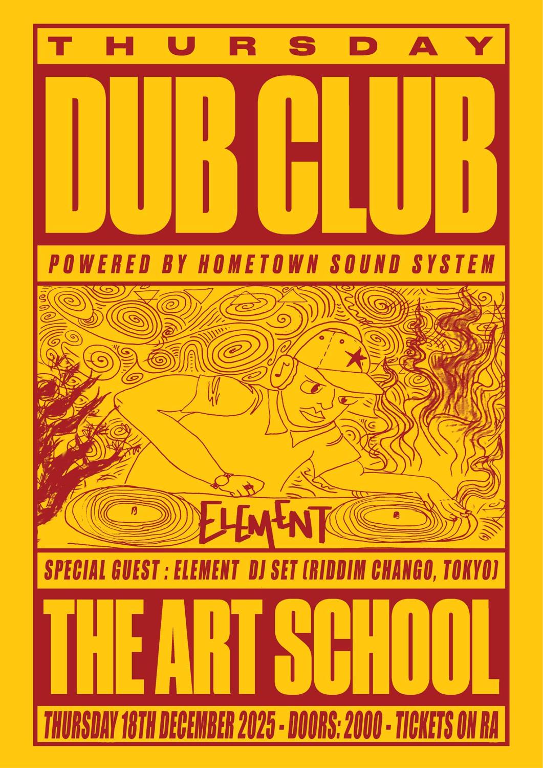 Dub Club: Element (Riddim Chango, Tokyo) & Hometown Sound