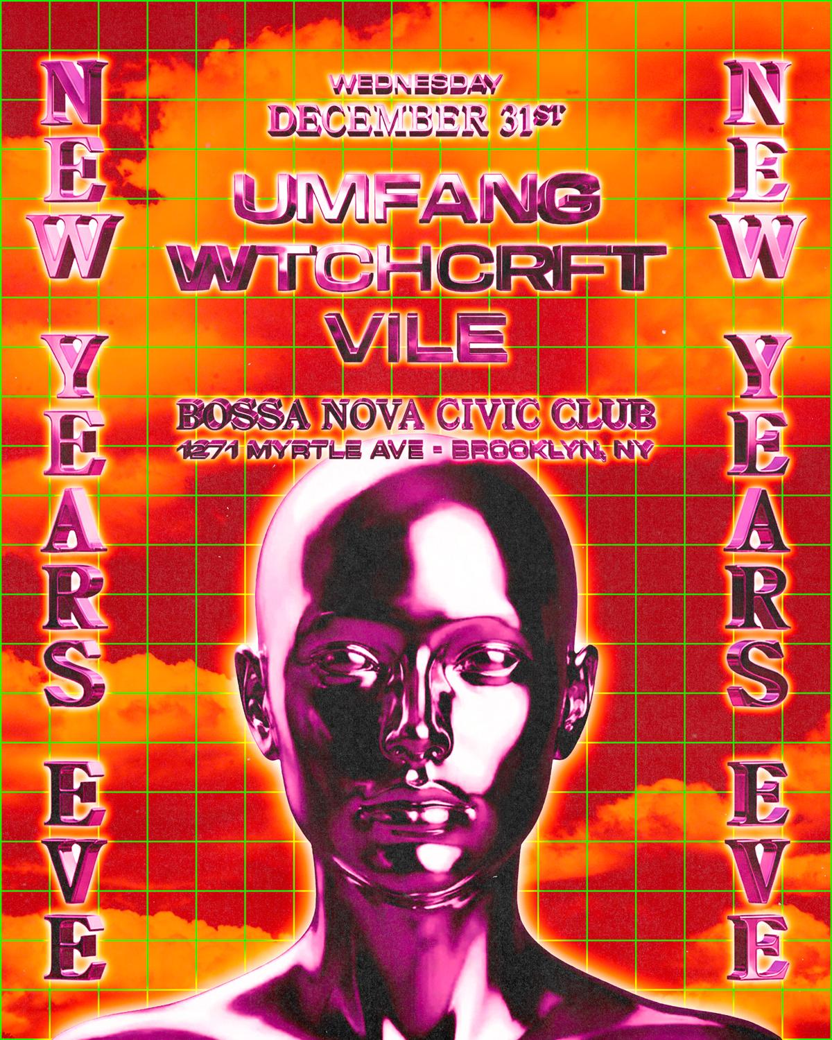 New Years Eve With Umfang + Wtchcrft + Vile