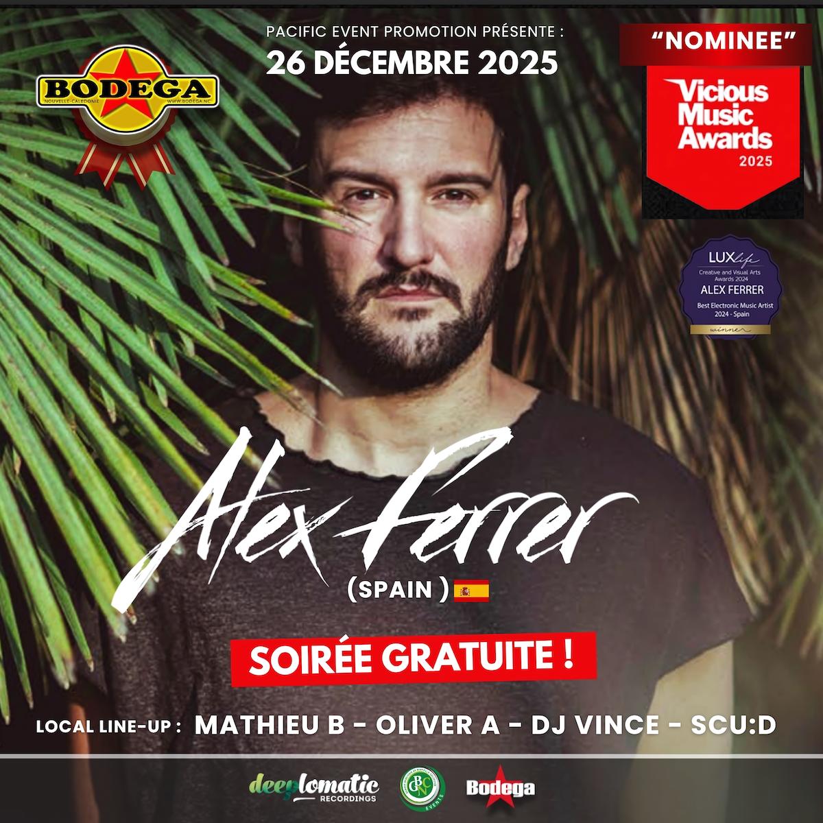 La Bodega Del Mar Presents Alex Ferrer (Nouméa, New Caledonia)