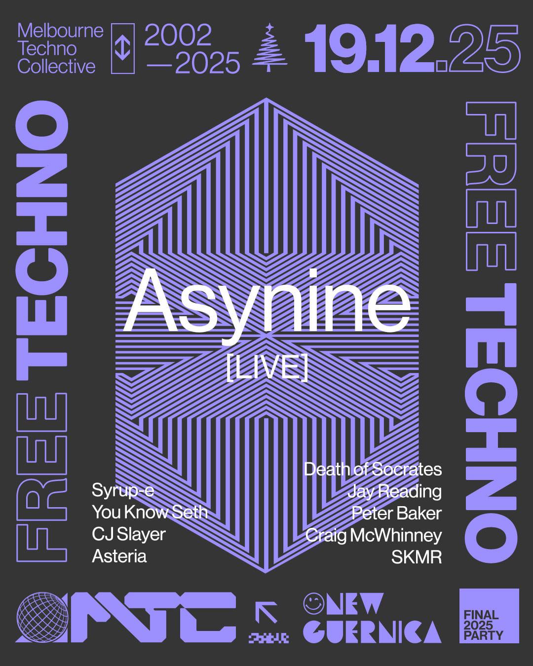 Melbourne Techno Collective Près Free Techno