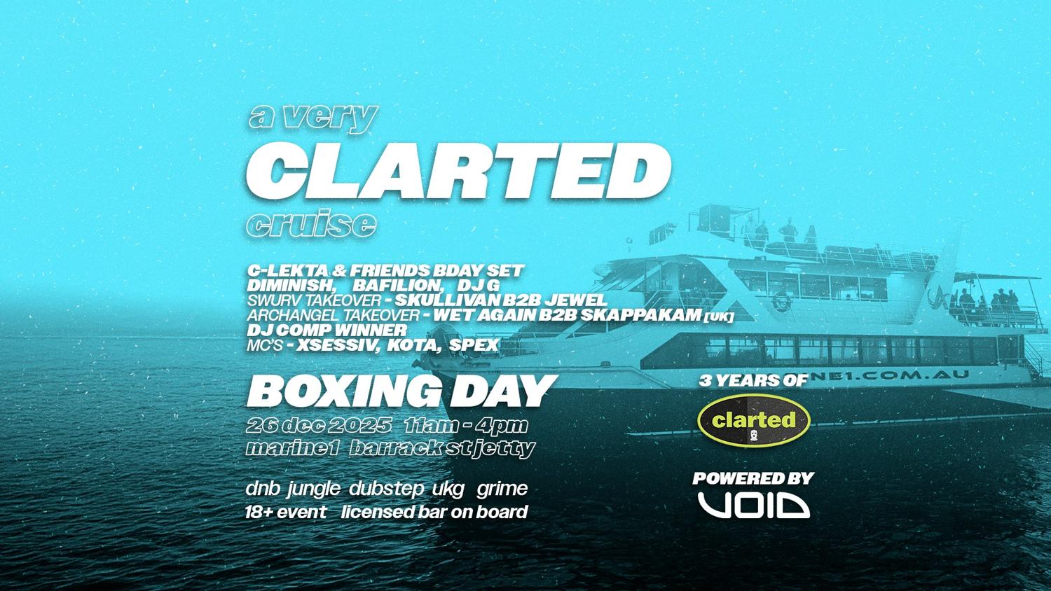 Clarted Presents // Boxing Day Boat Rave
