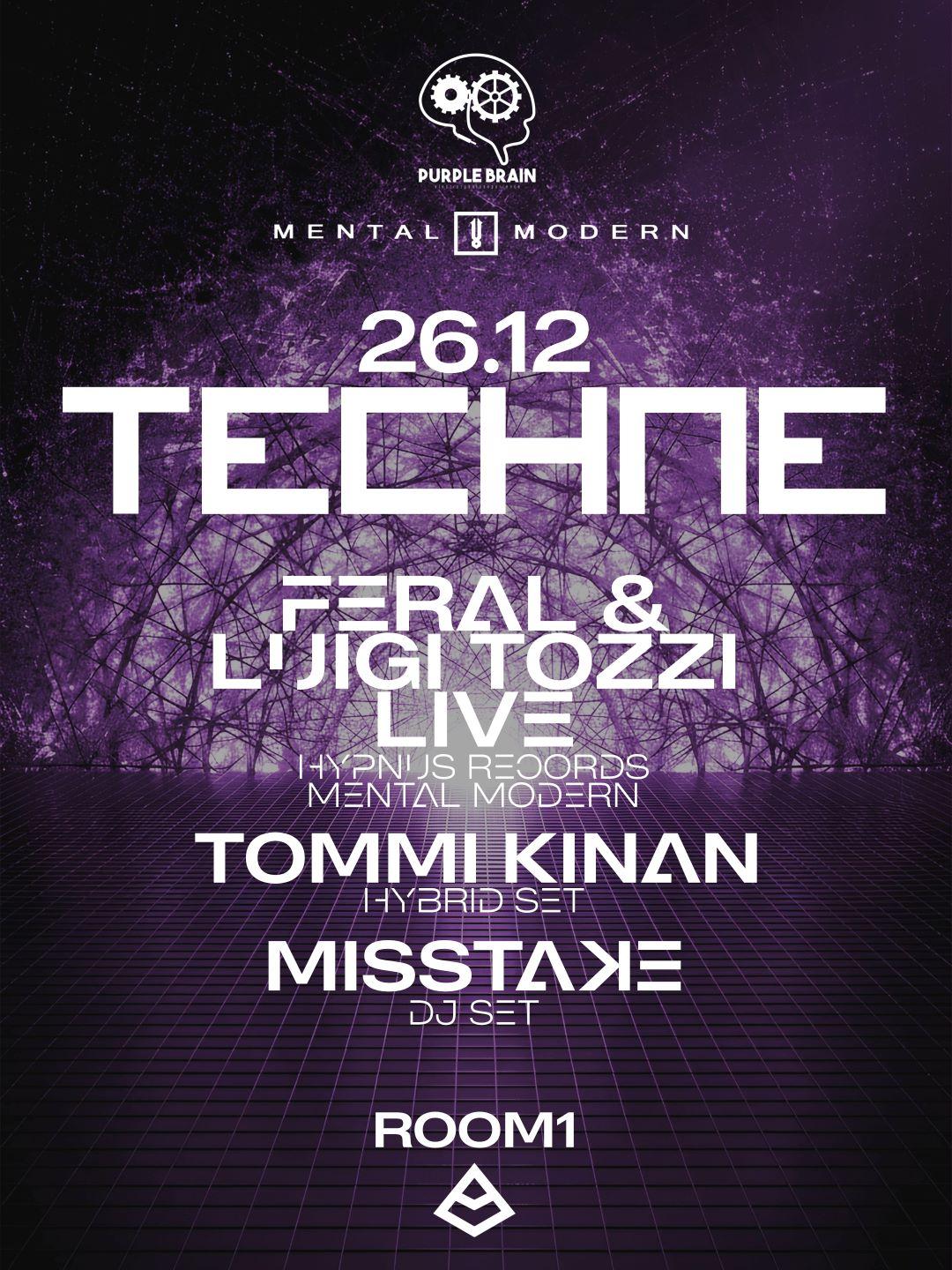 Purple Brain Presents: Feral & Luigi Tozzi Live