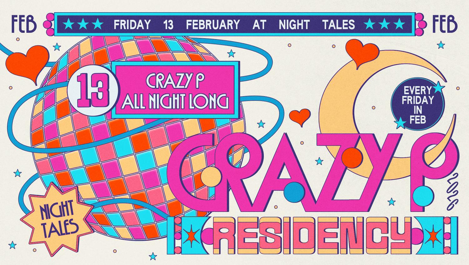 Crazy P Residency: All Night Long [Every Friday In Feb]