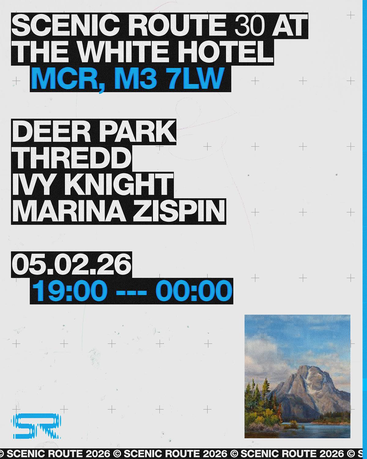 Scenic Route With Deer Park, Thredd, Marina Zispin, Ivy Knight