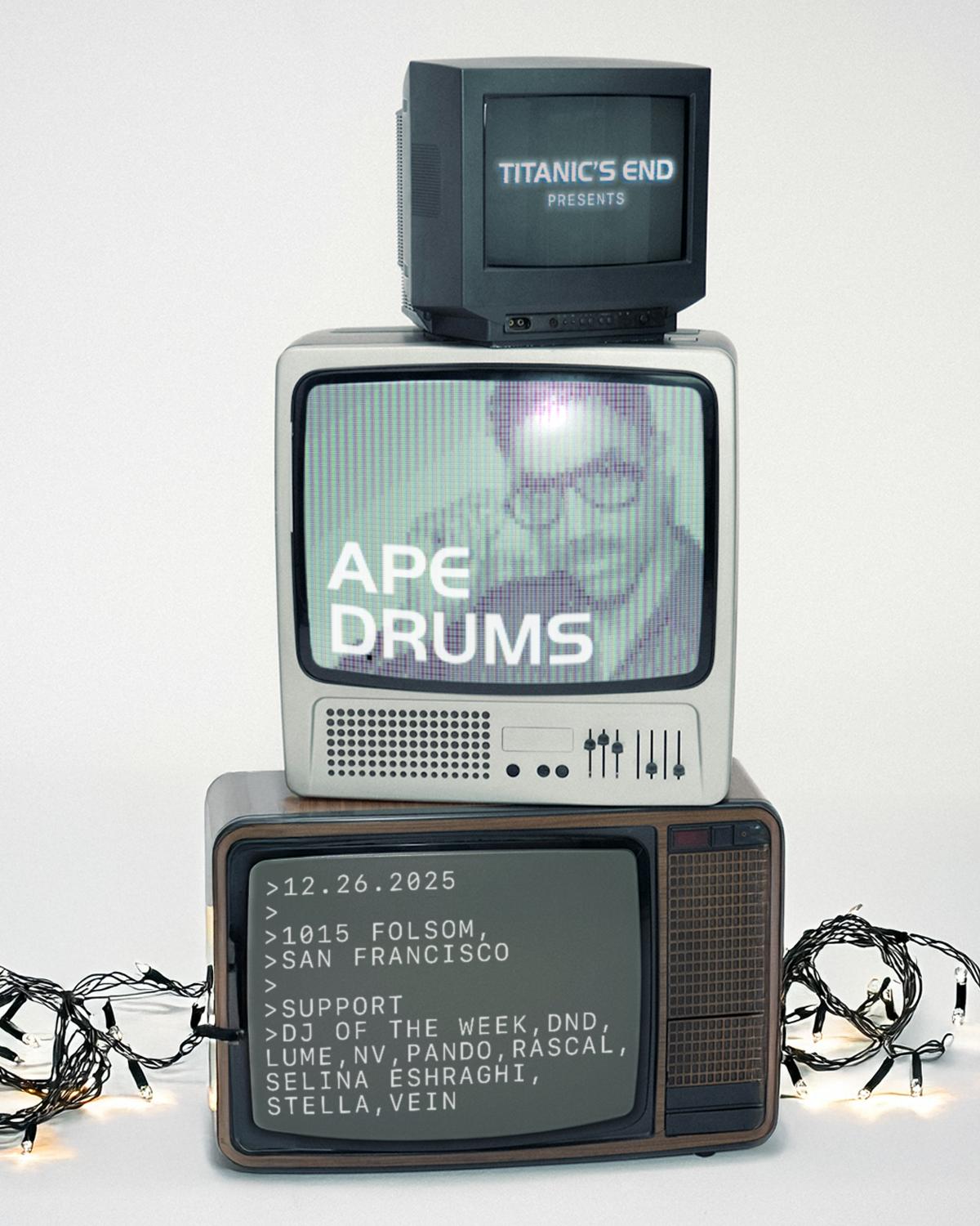 Ape Drums - Titanic'S End Fundraiser