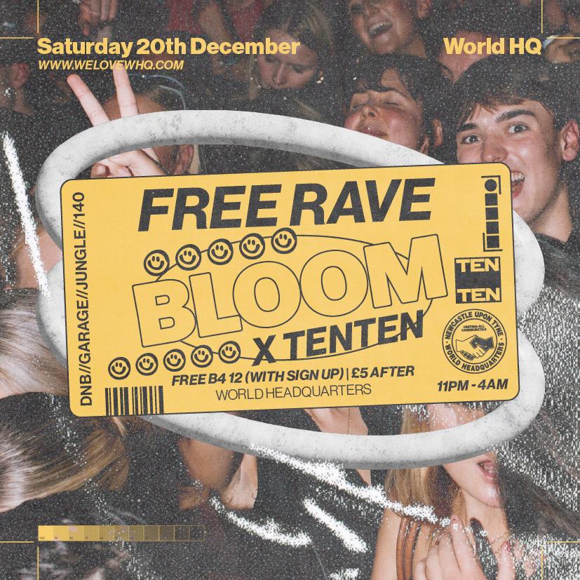 Bloom X Ten Ten - Free Rave - D'N'B, Jungle, Uk Garage, 140