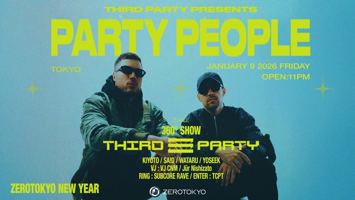 Zerotokyo New Year Feat. Third Party Presents Party People