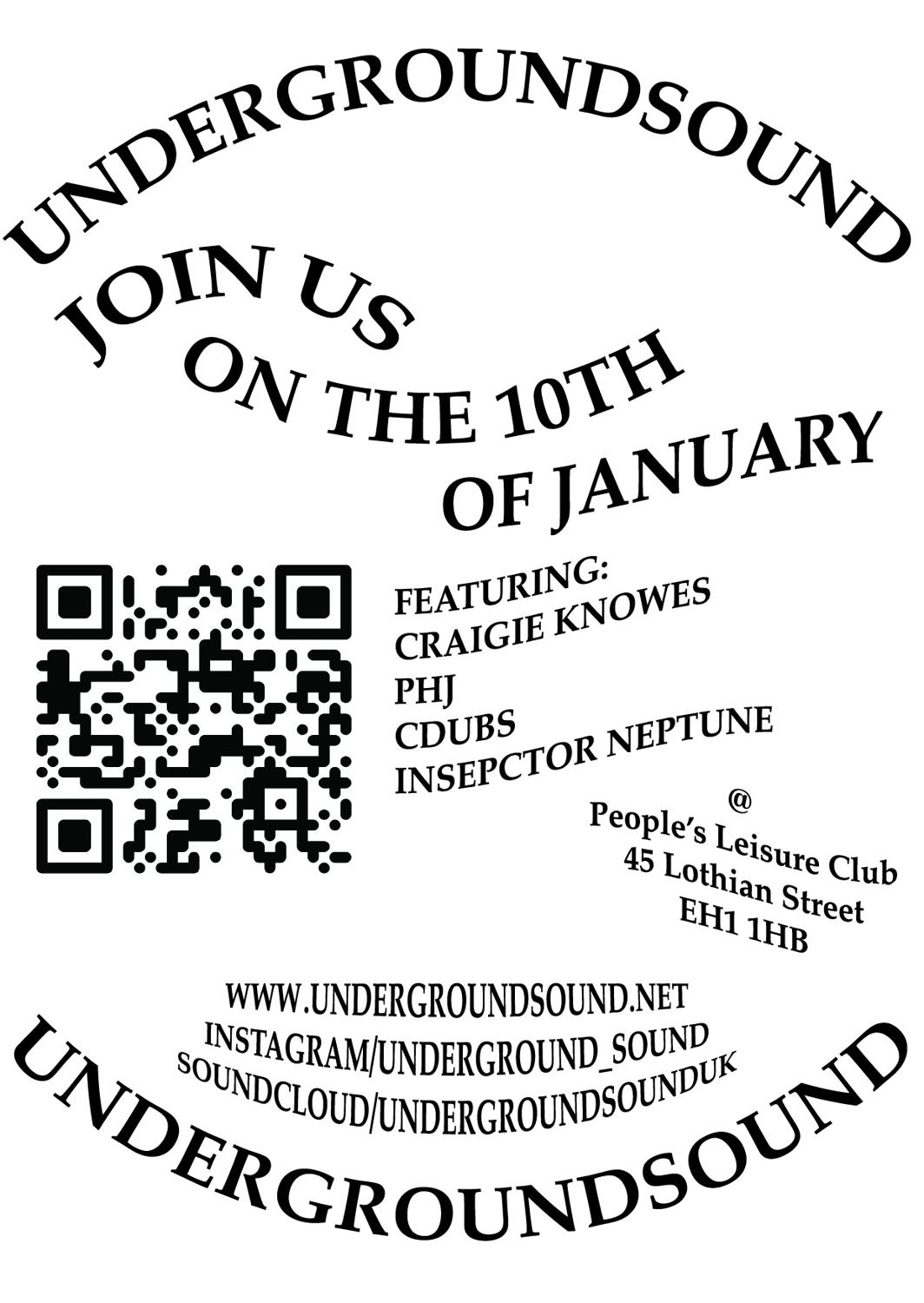 Underground Sound: Edinburgh Debut, With Craigie Knowes