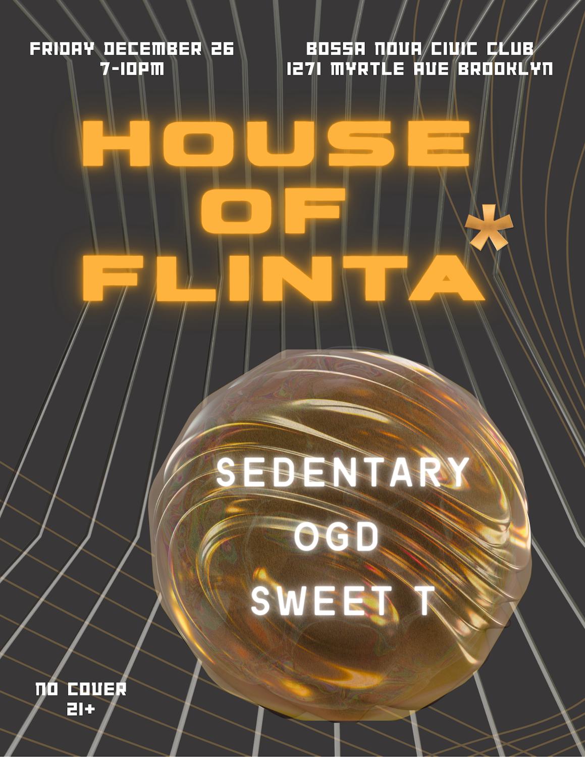 Happy Hour With House Of Flinta*